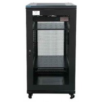 PHASAK Armario Rack 19" Phasak Pro 47U  600x1000 Desmontado (Incluye: 2 bandejas de 19? + Regleta electrica 19? + Juego de ruedas +  Ventilacion) en Huesoi